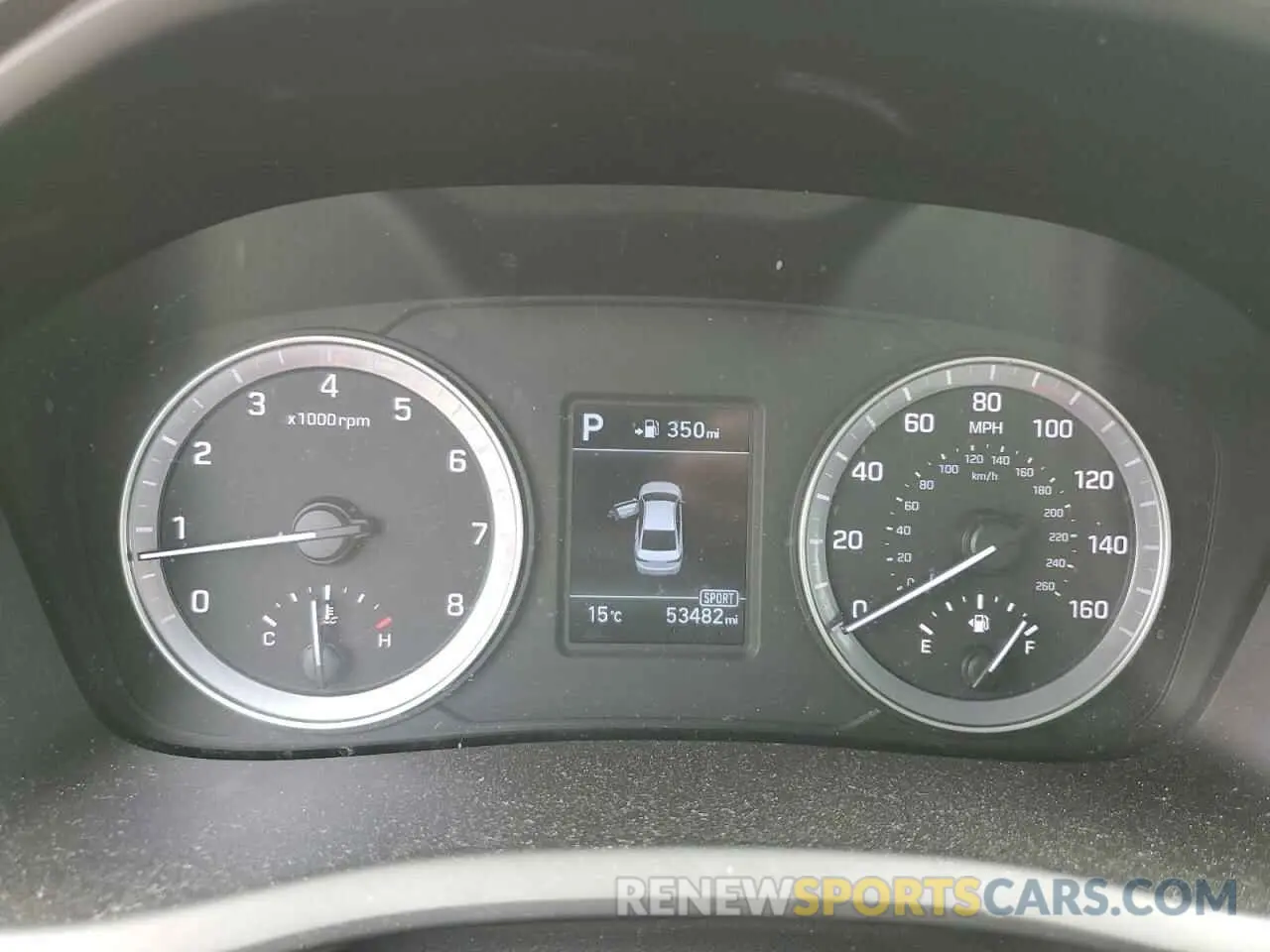 9 fotografías del automóvil dañado 5NPE24AF0KH754130 HYUNDAI SONATA 2019