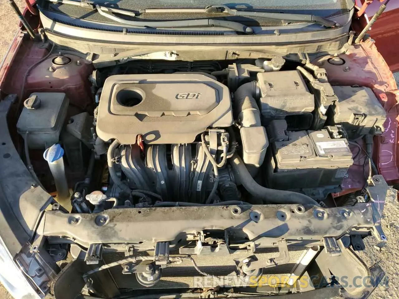11 fotografías del automóvil dañado 5NPE24AF0KH763152 HYUNDAI SONATA 2019