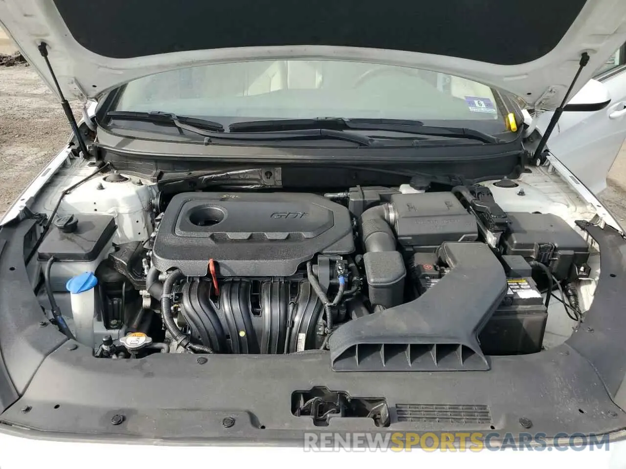 11 fotografías del automóvil dañado 5NPE24AF0KH770134 HYUNDAI SONATA 2019