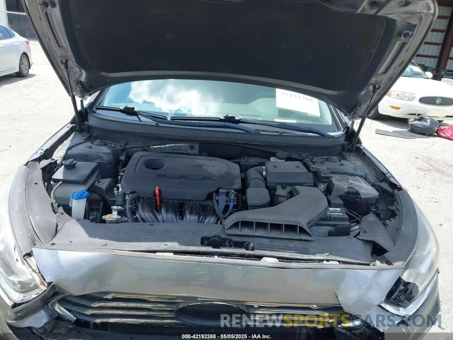10 fotografías del automóvil dañado 5NPE24AF0KH771140 HYUNDAI SONATA 2019