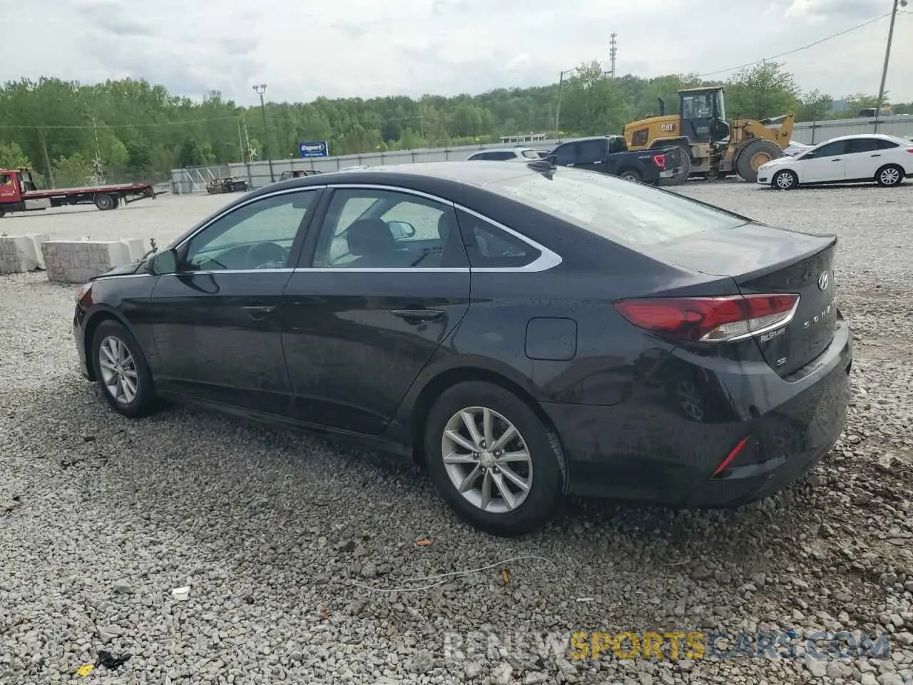 2 fotografías del automóvil dañado 5NPE24AF0KH792540 HYUNDAI SONATA 2019