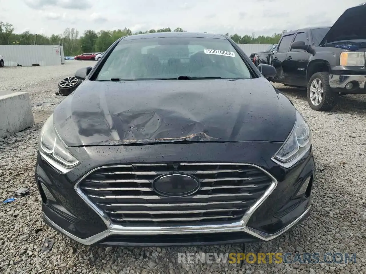 5 fotografías del automóvil dañado 5NPE24AF0KH792540 HYUNDAI SONATA 2019