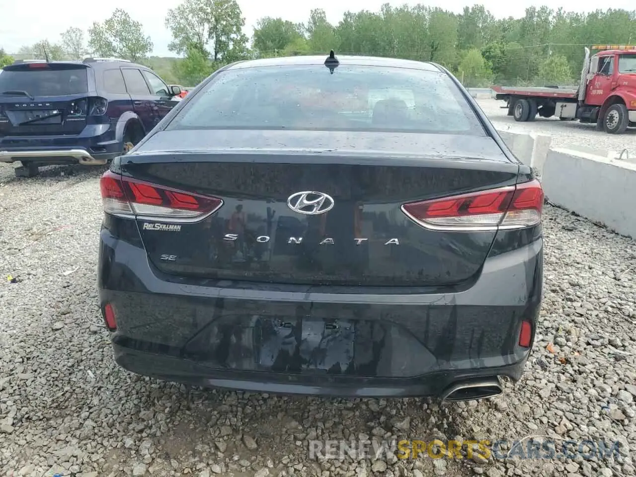 6 fotografías del automóvil dañado 5NPE24AF0KH792540 HYUNDAI SONATA 2019