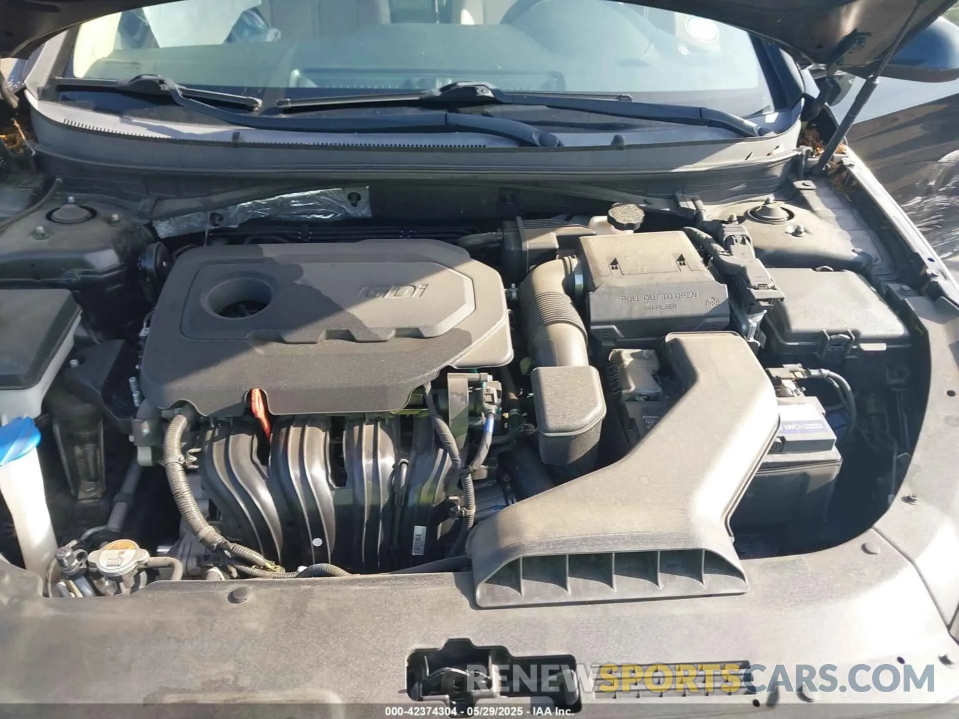 10 fotografías del automóvil dañado 5NPE24AF0KH792621 HYUNDAI SONATA 2019