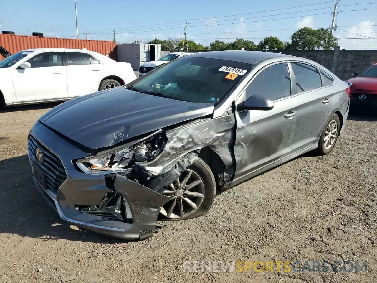 1 fotografías del automóvil dañado 5NPE24AF0KH793249 HYUNDAI SONATA 2019