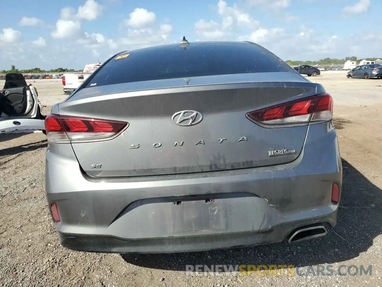 6 fotografías del automóvil dañado 5NPE24AF0KH793249 HYUNDAI SONATA 2019