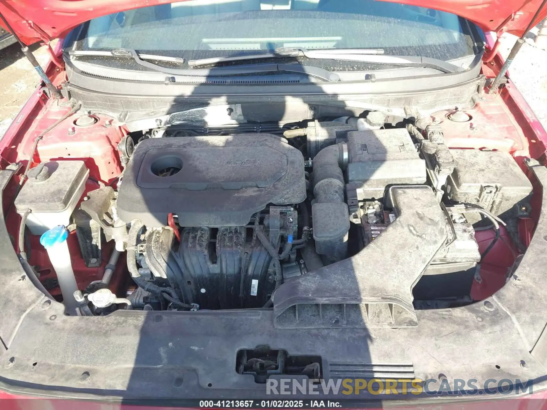 10 fotografías del automóvil dañado 5NPE24AF0KH820482 HYUNDAI SONATA 2019