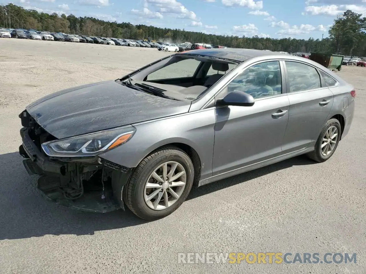 1 fotografías del automóvil dañado 5NPE24AF1KH736980 HYUNDAI SONATA 2019