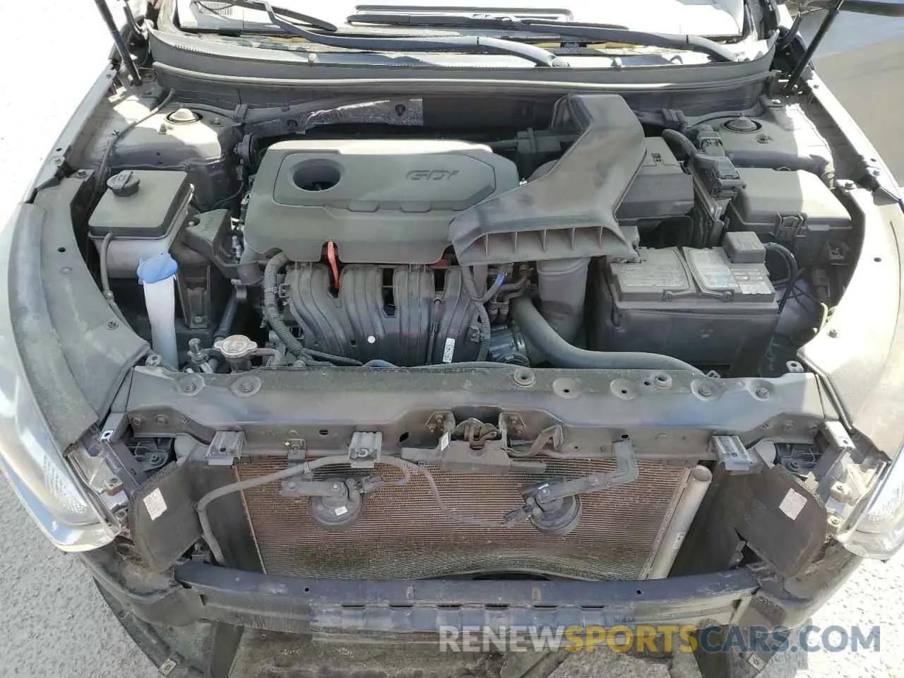 11 fotografías del automóvil dañado 5NPE24AF1KH736980 HYUNDAI SONATA 2019
