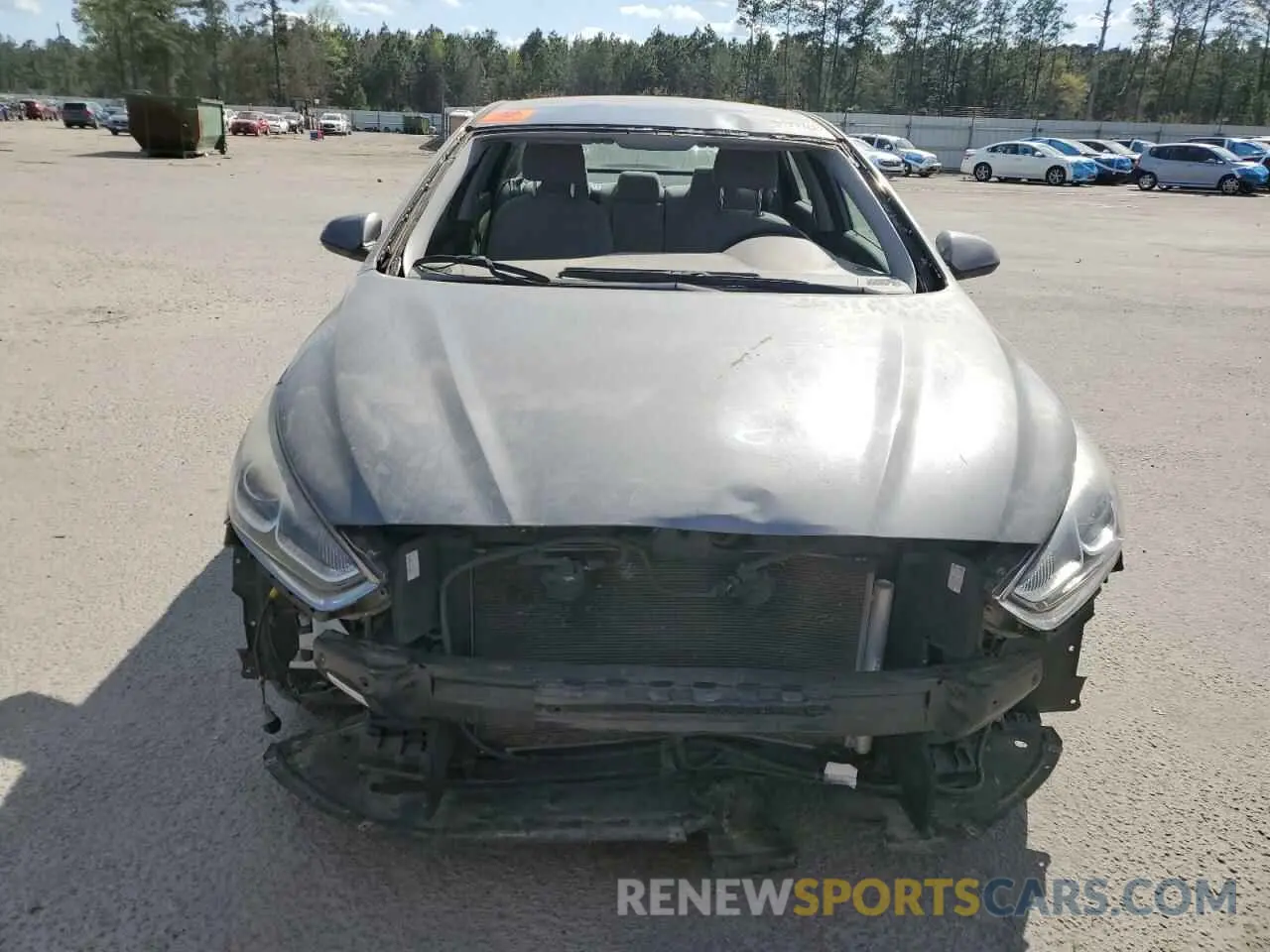 5 fotografías del automóvil dañado 5NPE24AF1KH736980 HYUNDAI SONATA 2019