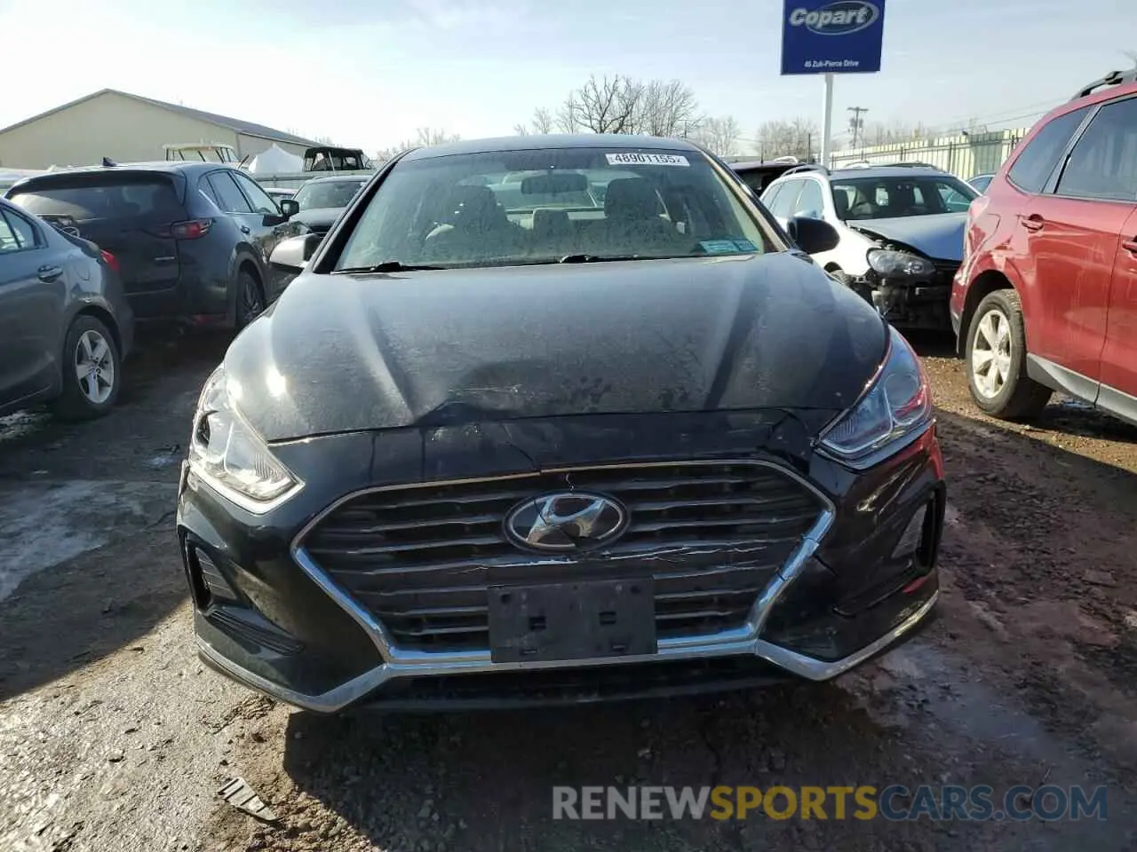 5 fotografías del automóvil dañado 5NPE24AF1KH779604 HYUNDAI SONATA 2019