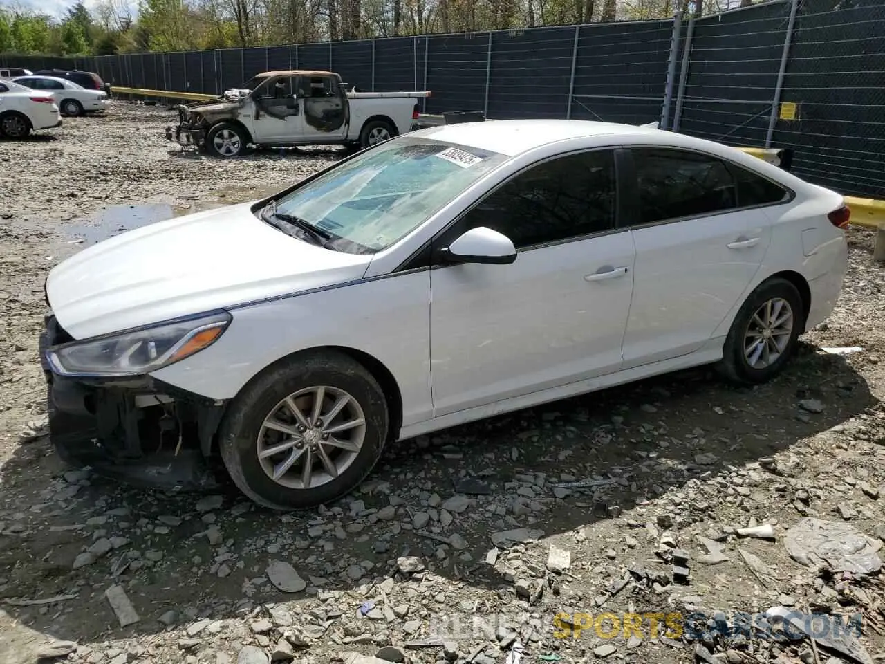 1 fotografías del automóvil dañado 5NPE24AF1KH789842 HYUNDAI SONATA 2019