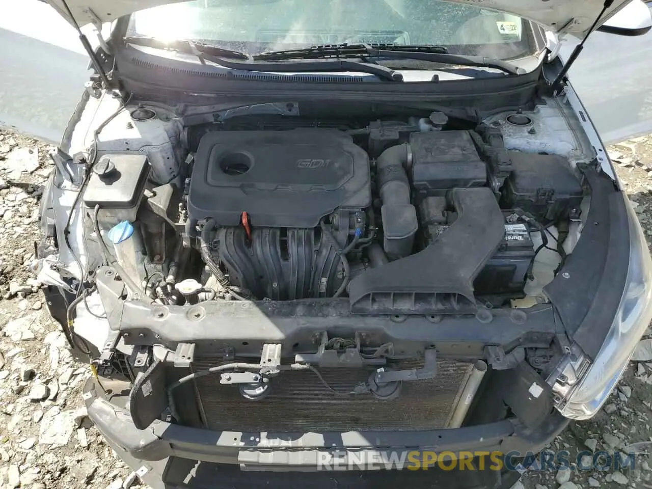 11 fotografías del automóvil dañado 5NPE24AF1KH789842 HYUNDAI SONATA 2019