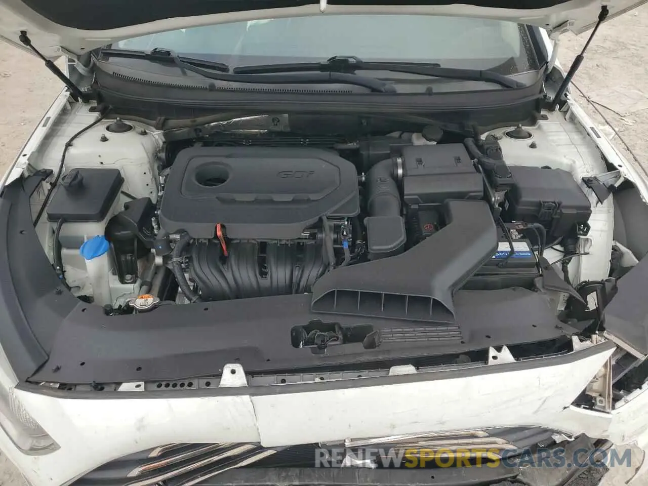 11 fotografías del automóvil dañado 5NPE24AF1KH805375 HYUNDAI SONATA 2019