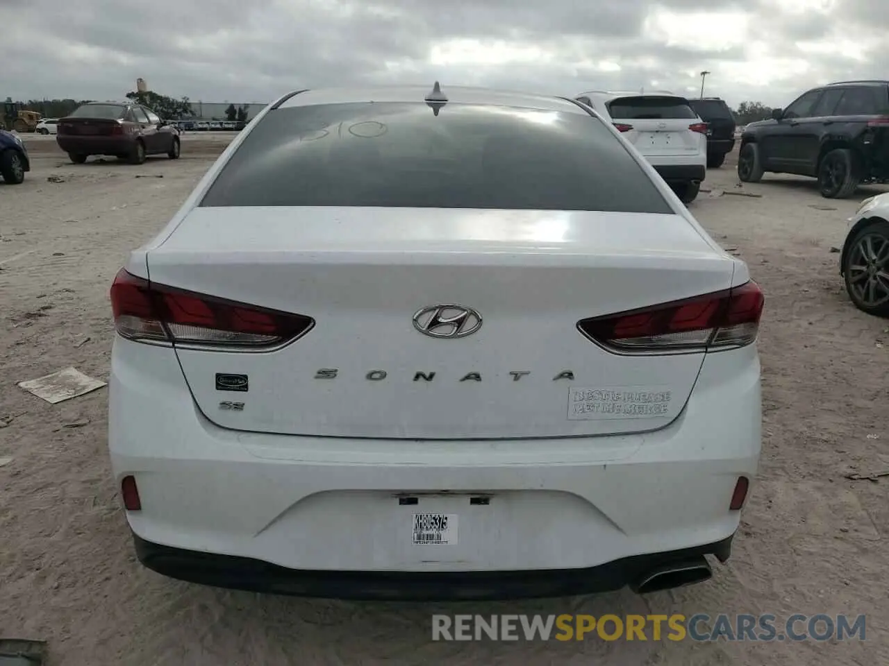 6 fotografías del automóvil dañado 5NPE24AF1KH805375 HYUNDAI SONATA 2019