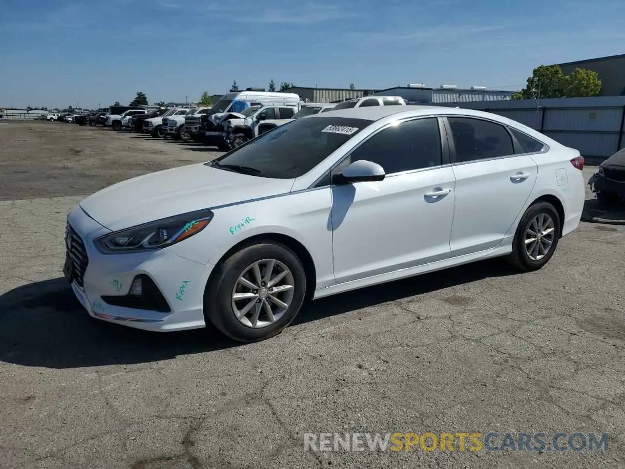 1 fotografías del automóvil dañado 5NPE24AF1KH818045 HYUNDAI SONATA 2019