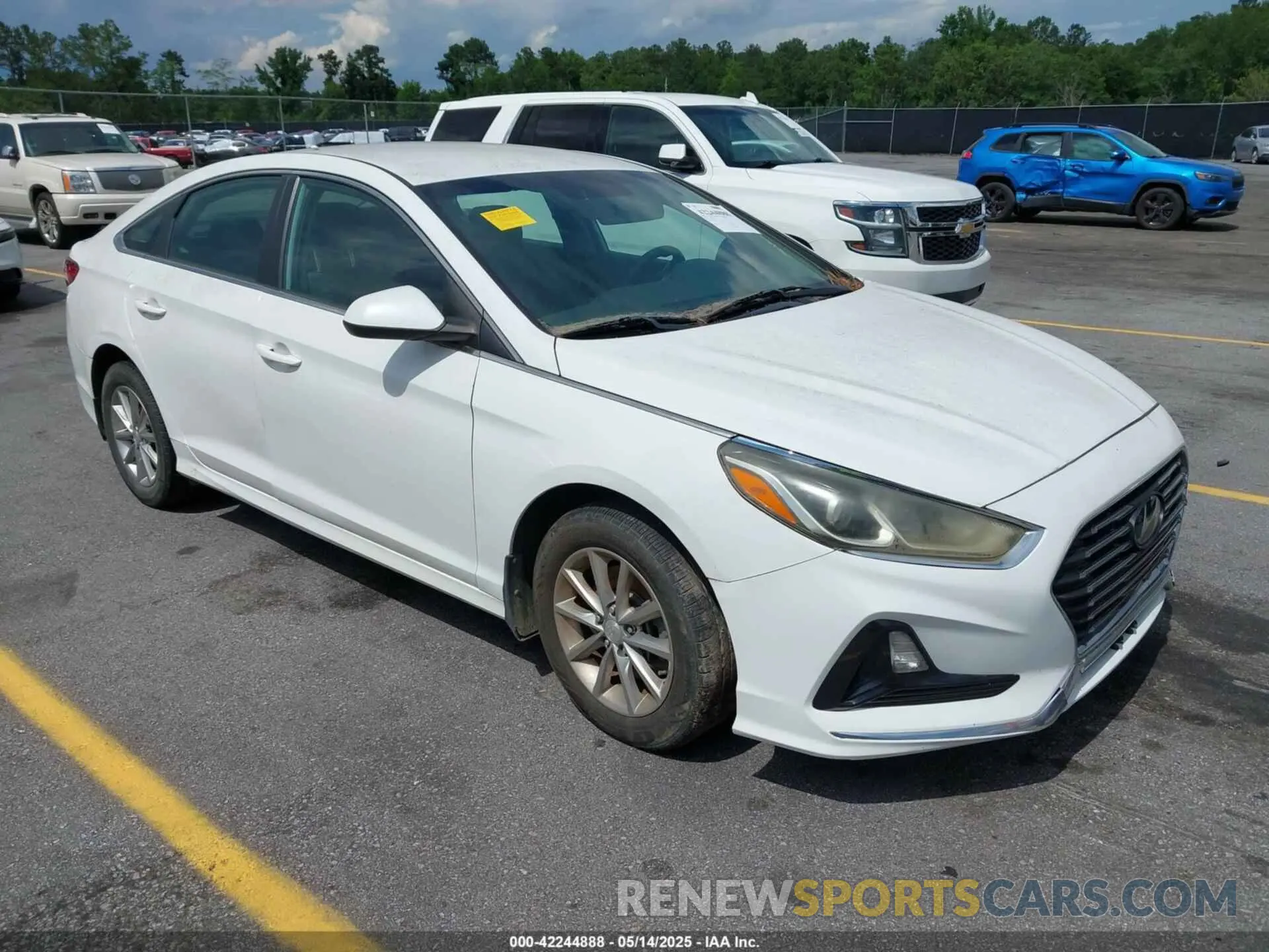1 fotografías del automóvil dañado 5NPE24AF2KH740200 HYUNDAI SONATA 2019