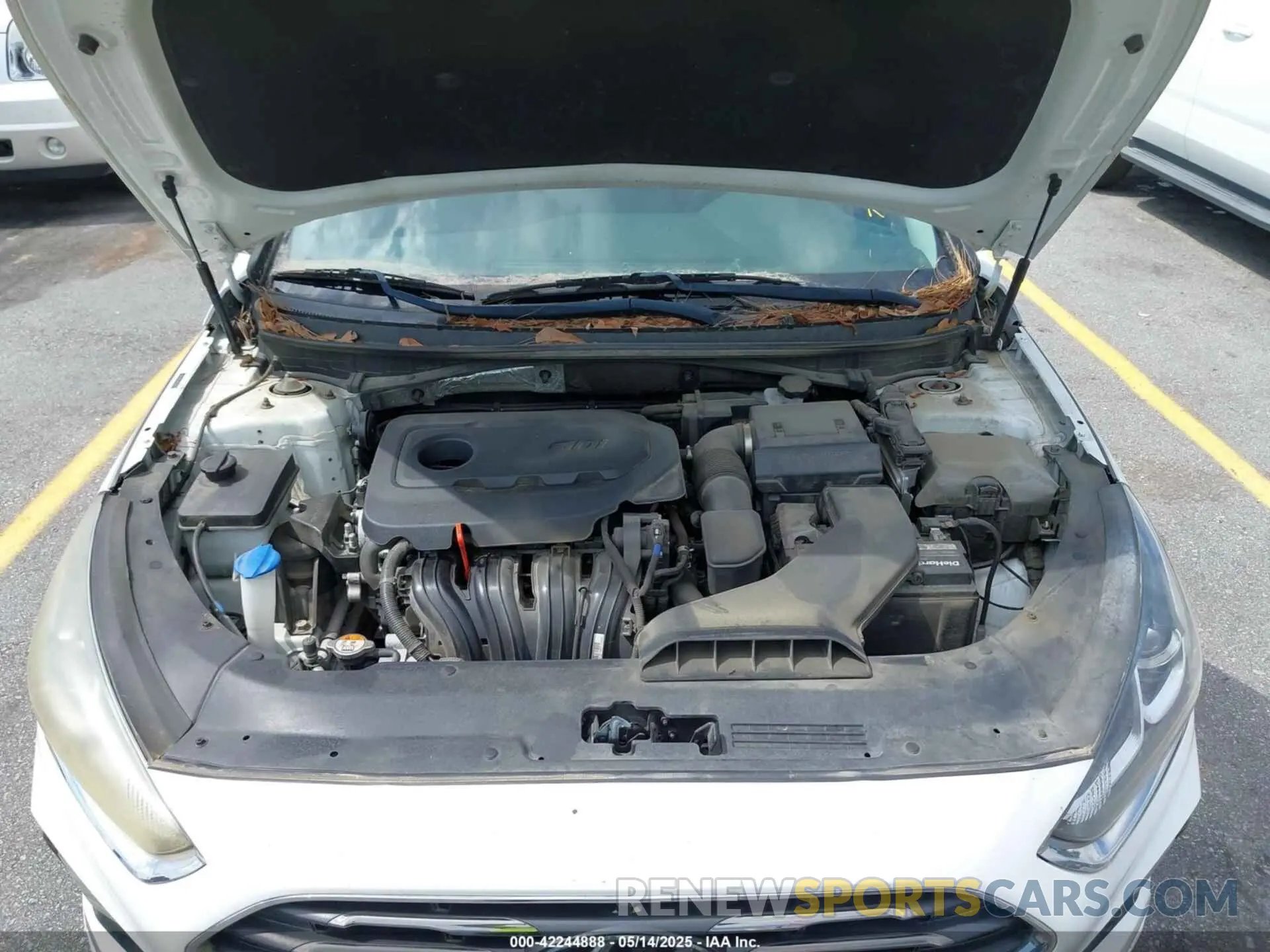 10 fotografías del automóvil dañado 5NPE24AF2KH740200 HYUNDAI SONATA 2019