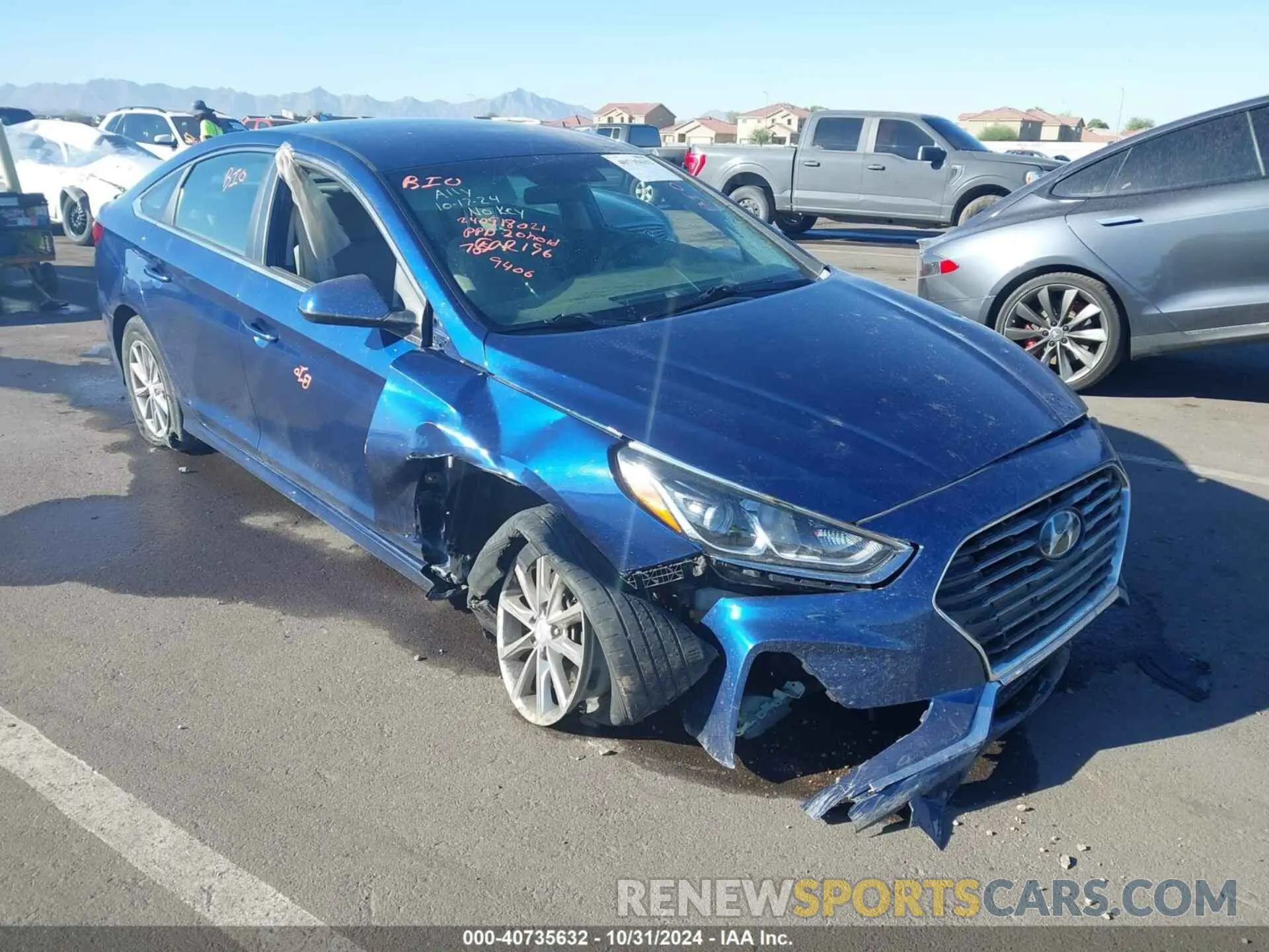 1 fotografías del automóvil dañado 5NPE24AF2KH769406 HYUNDAI SONATA 2019