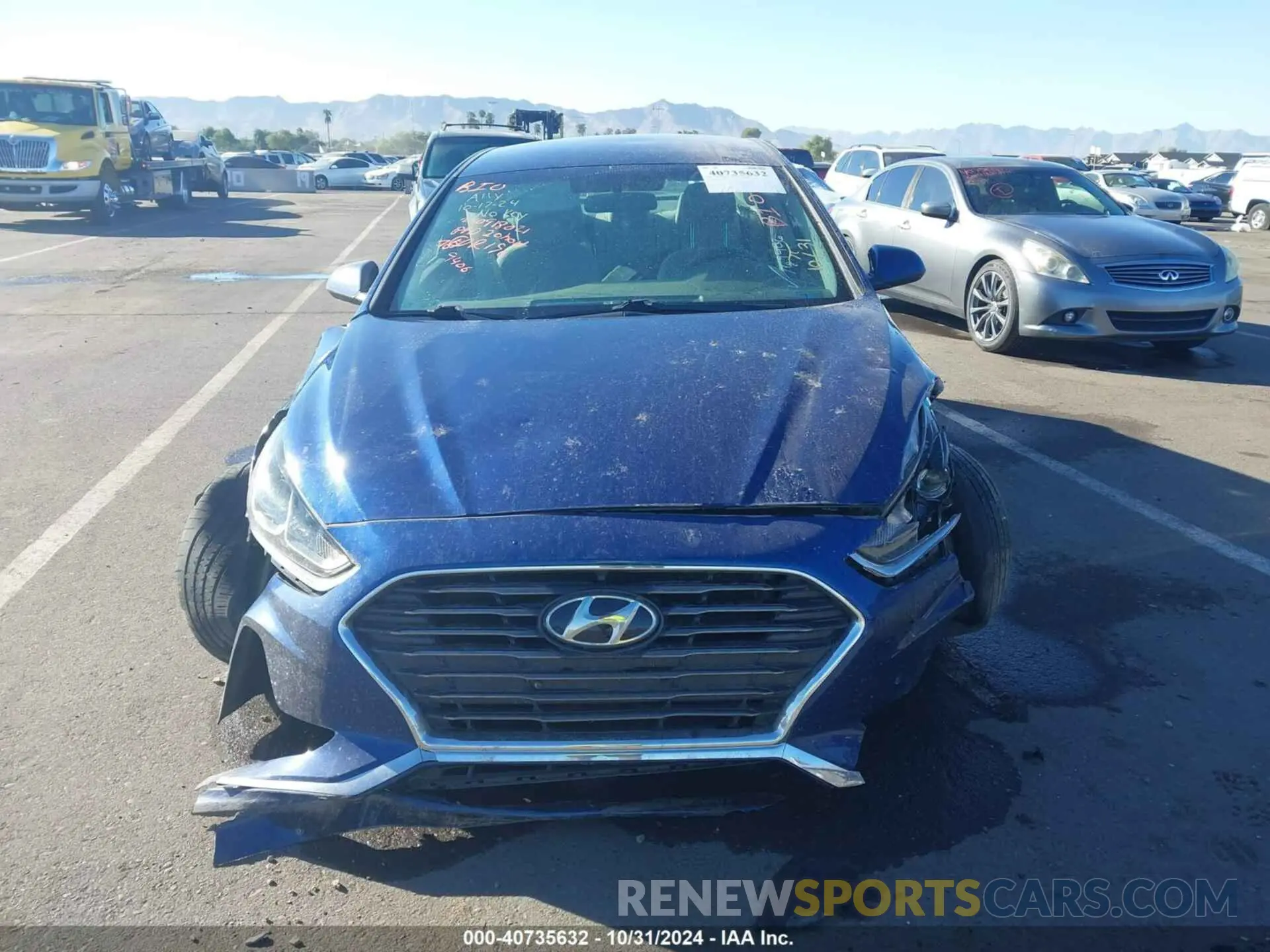 11 fotografías del automóvil dañado 5NPE24AF2KH769406 HYUNDAI SONATA 2019
