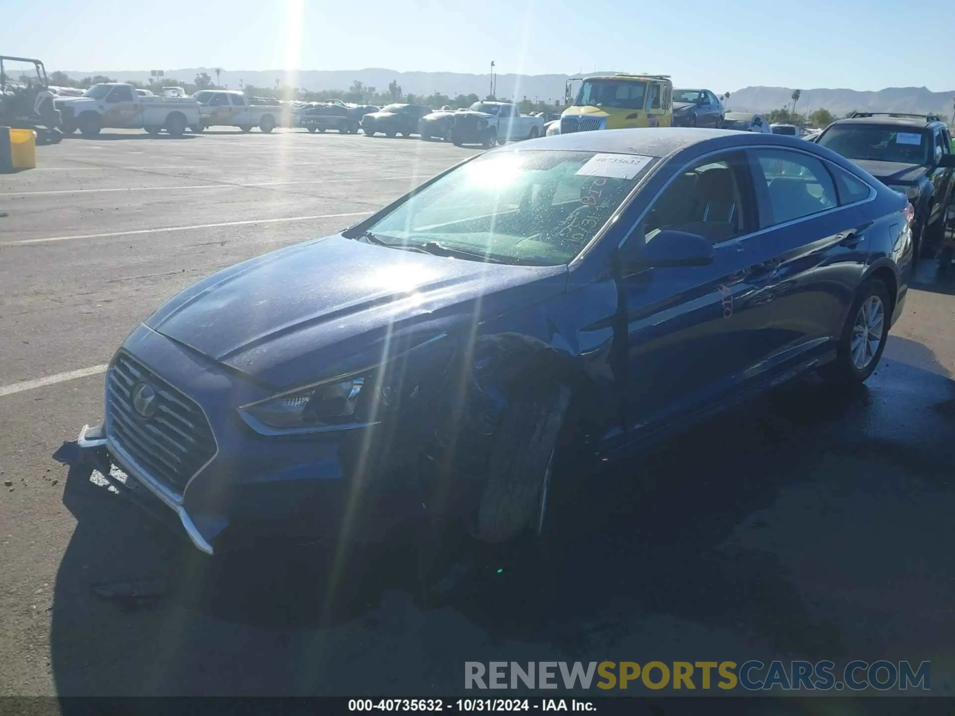 2 fotografías del automóvil dañado 5NPE24AF2KH769406 HYUNDAI SONATA 2019
