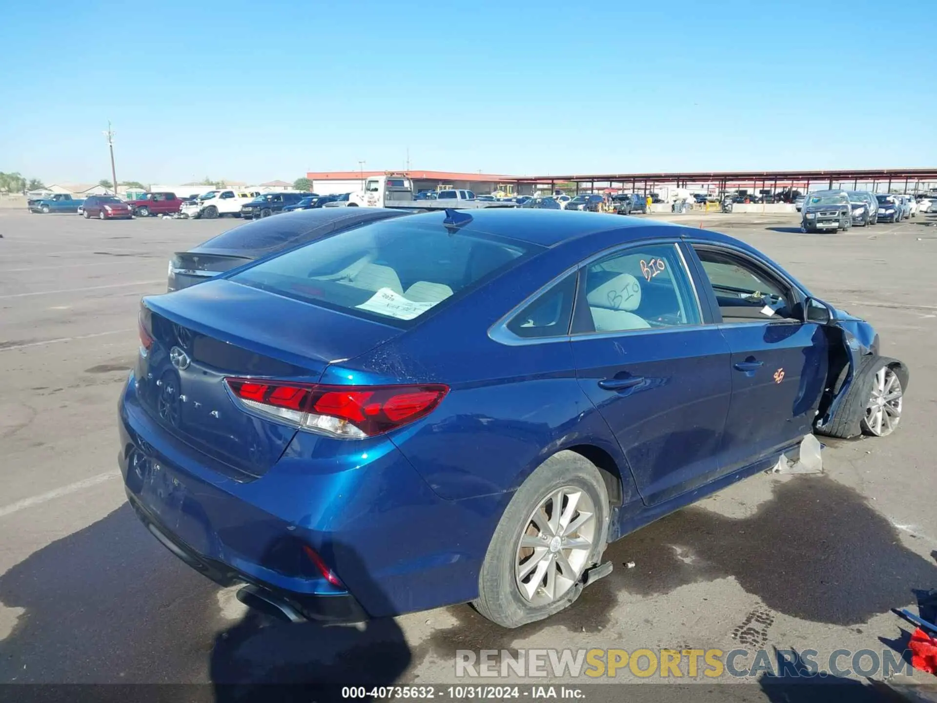 4 fotografías del automóvil dañado 5NPE24AF2KH769406 HYUNDAI SONATA 2019