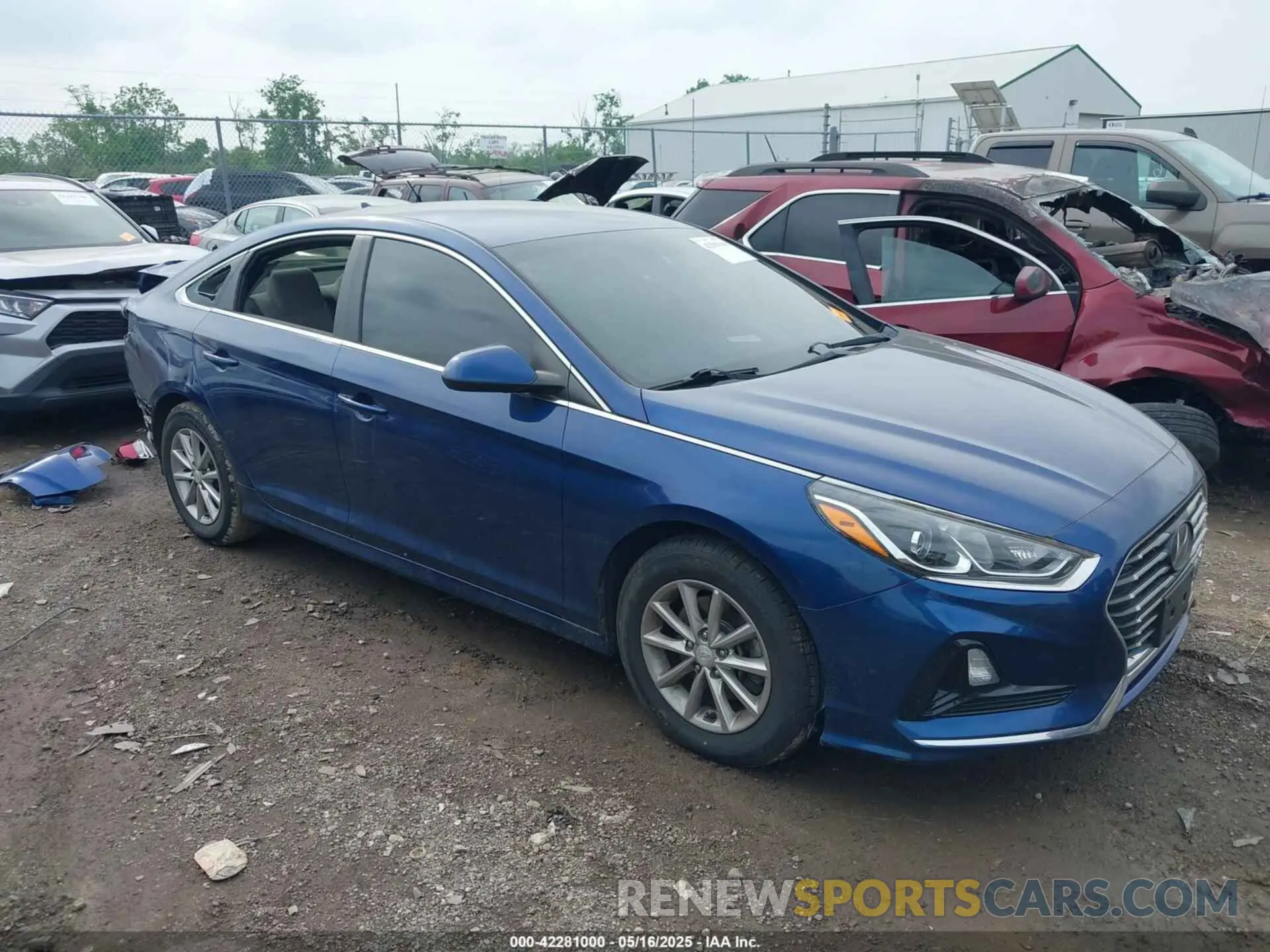 1 fotografías del automóvil dañado 5NPE24AF2KH789977 HYUNDAI SONATA 2019
