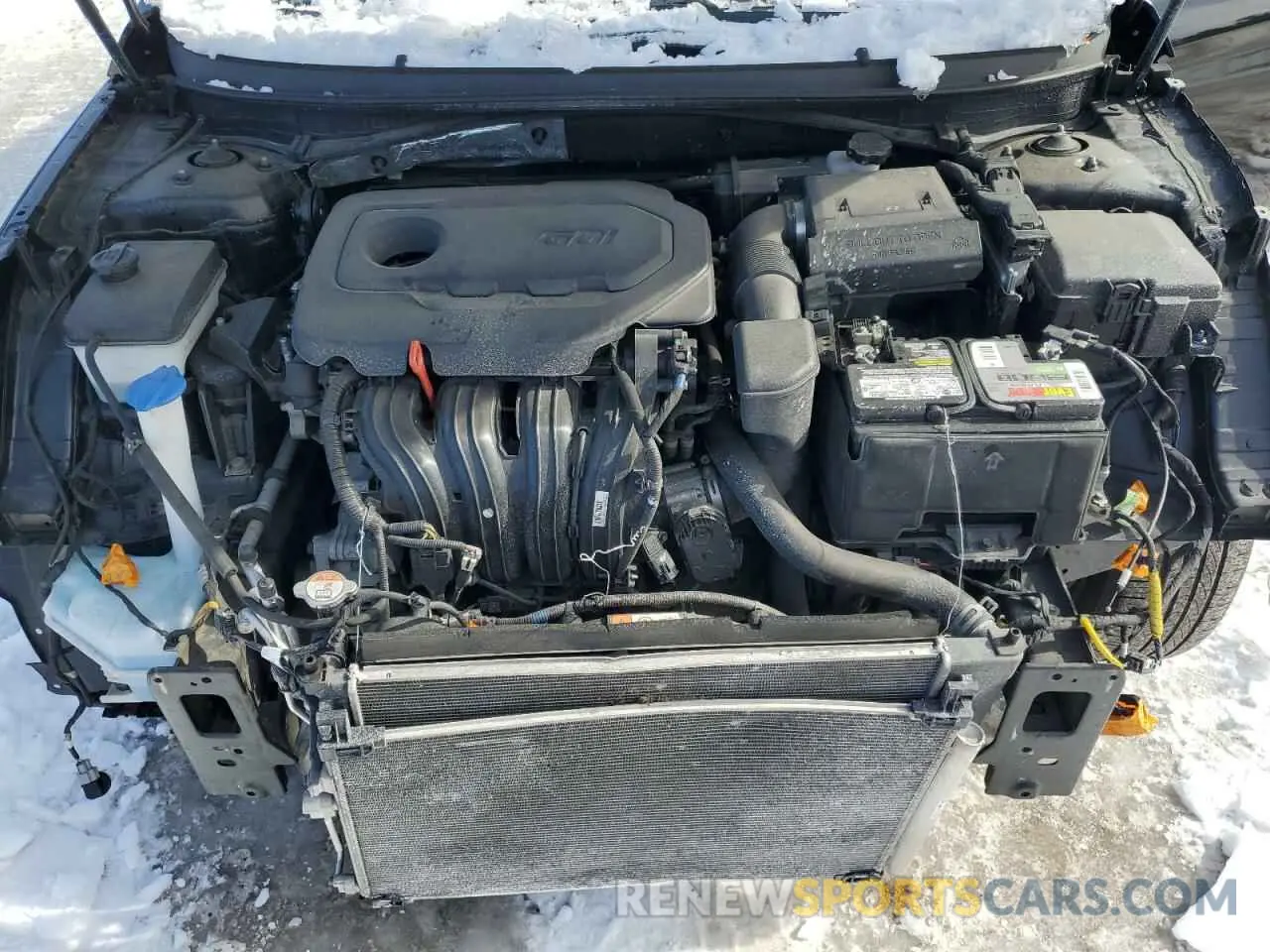 11 fotografías del automóvil dañado 5NPE24AF2KH796153 HYUNDAI SONATA 2019