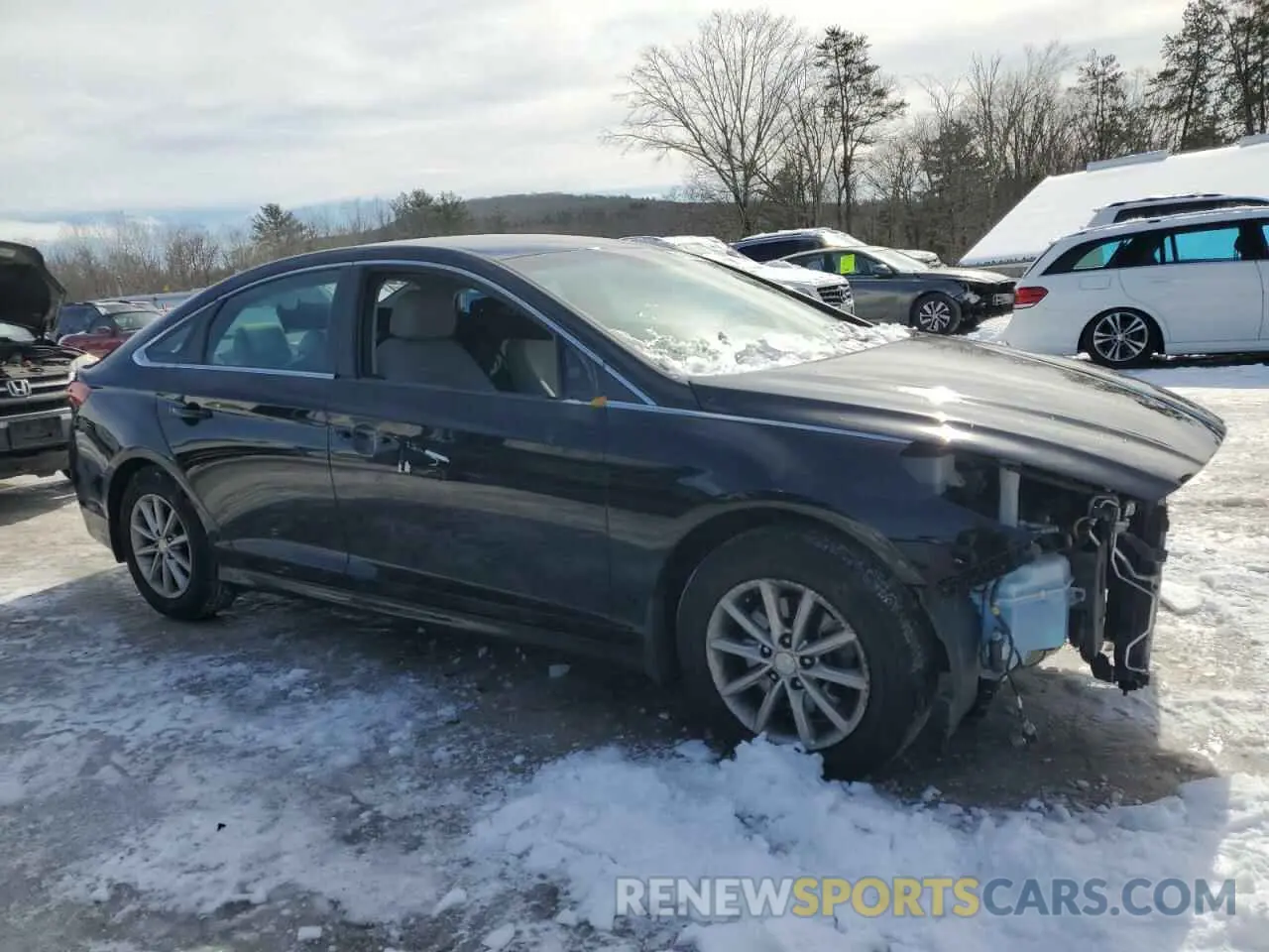 4 fotografías del automóvil dañado 5NPE24AF2KH796153 HYUNDAI SONATA 2019