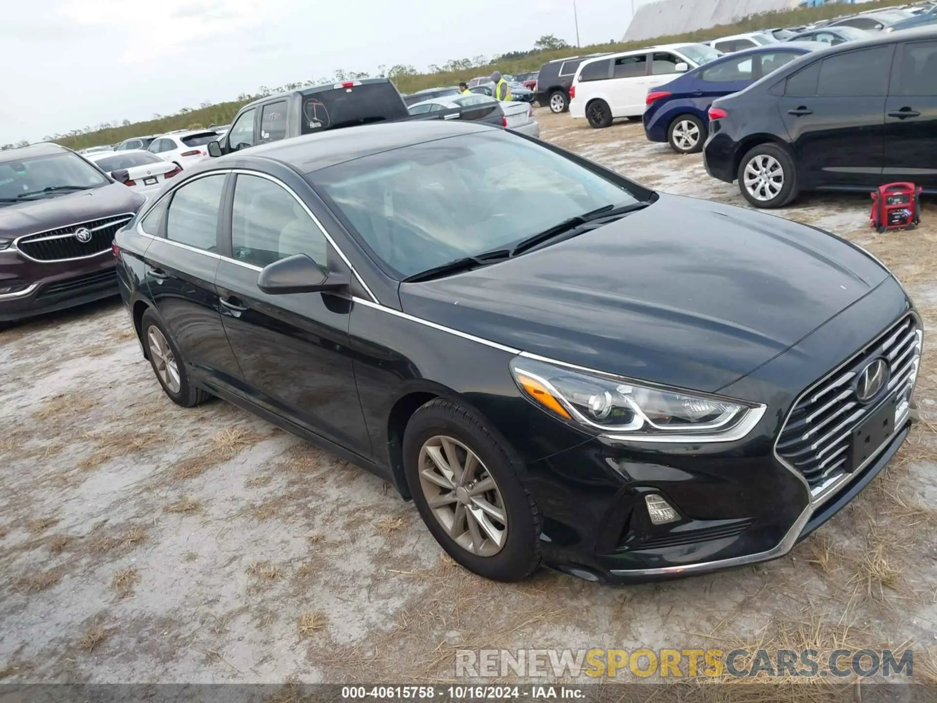 1 fotografías del automóvil dañado 5NPE24AF2KH813839 HYUNDAI SONATA 2019