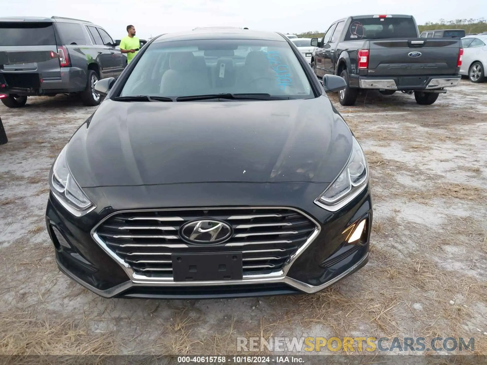 12 fotografías del automóvil dañado 5NPE24AF2KH813839 HYUNDAI SONATA 2019