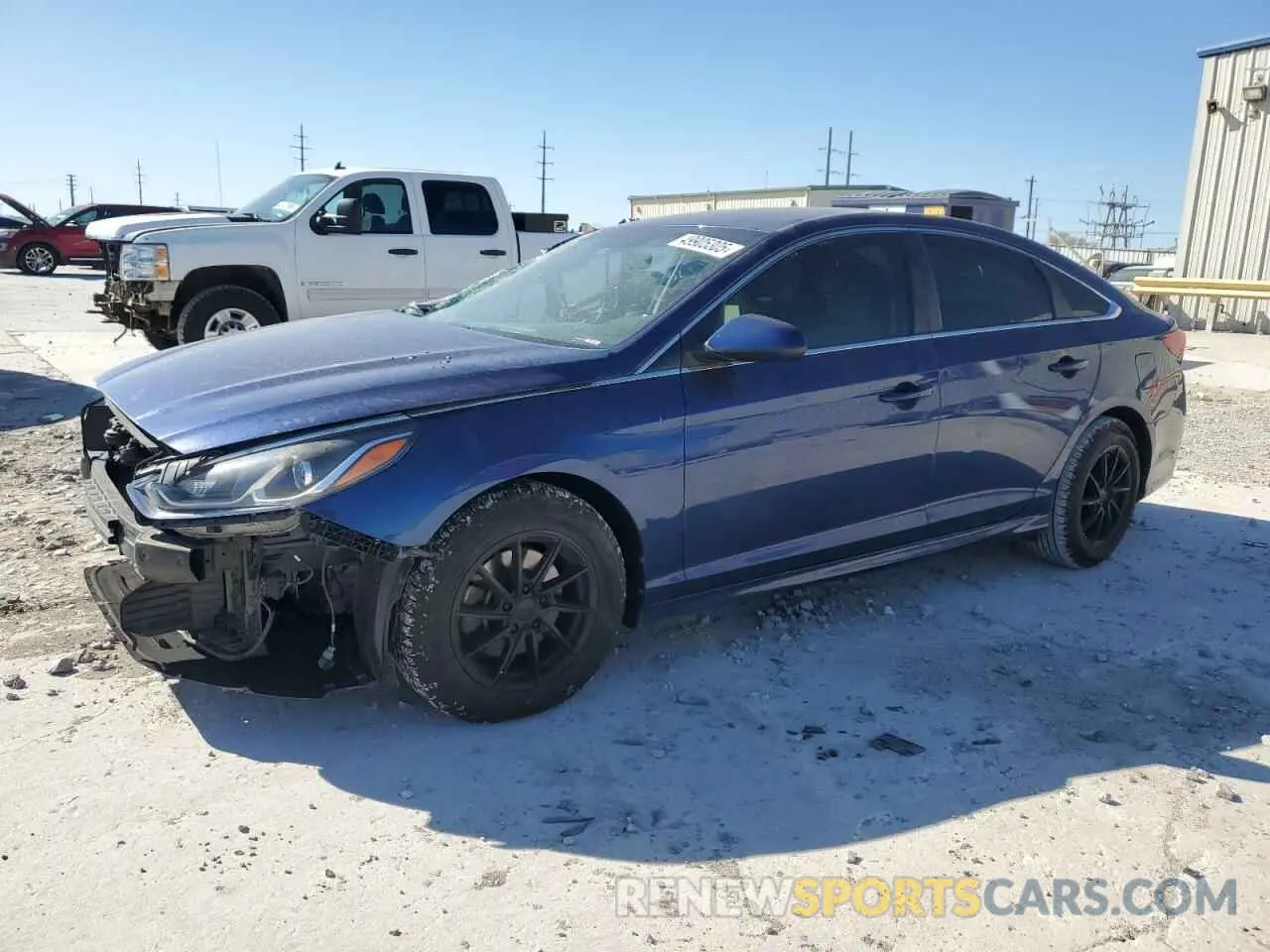 1 fotografías del automóvil dañado 5NPE24AF3KH729402 HYUNDAI SONATA 2019