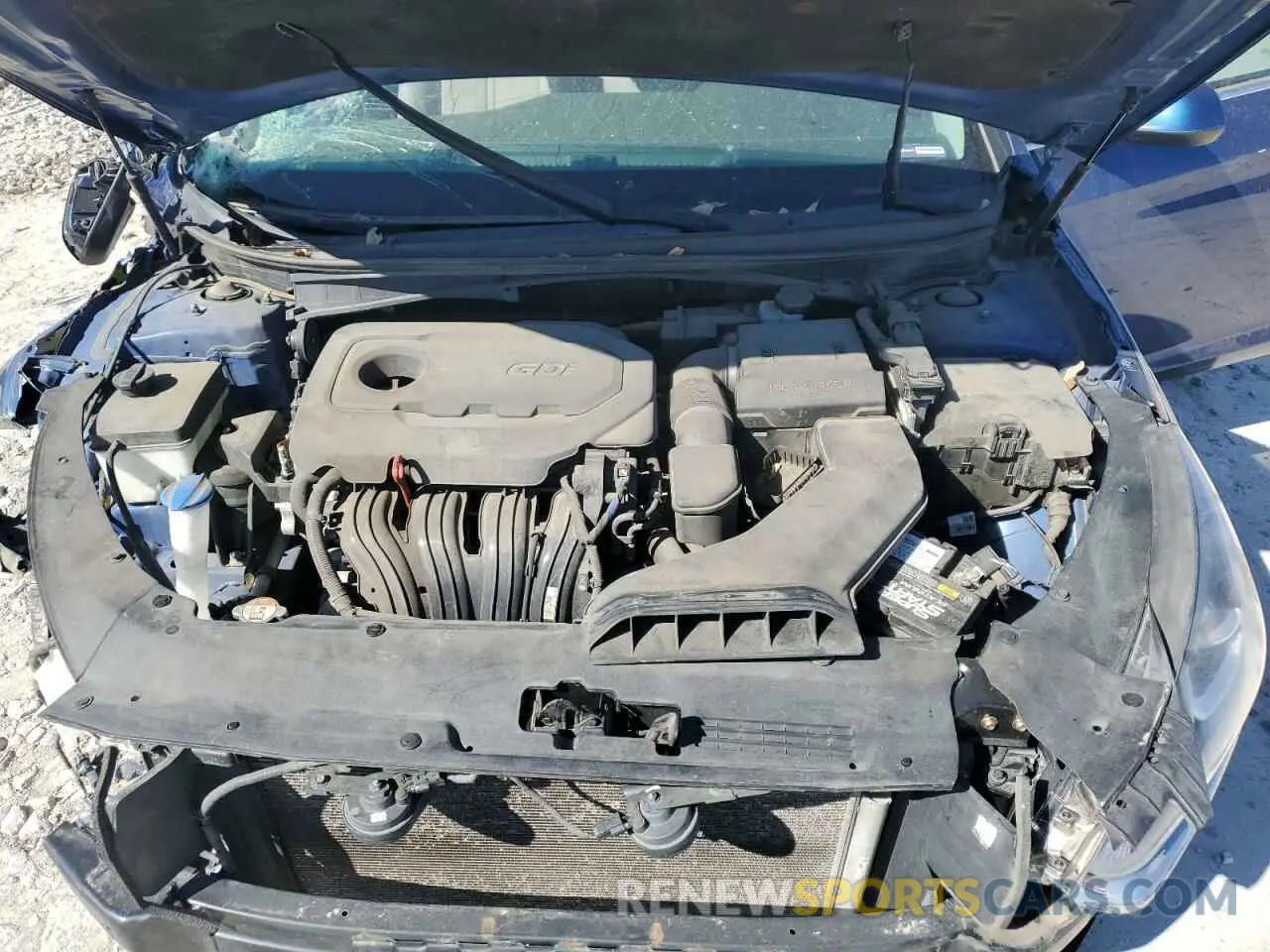 12 fotografías del automóvil dañado 5NPE24AF3KH729402 HYUNDAI SONATA 2019