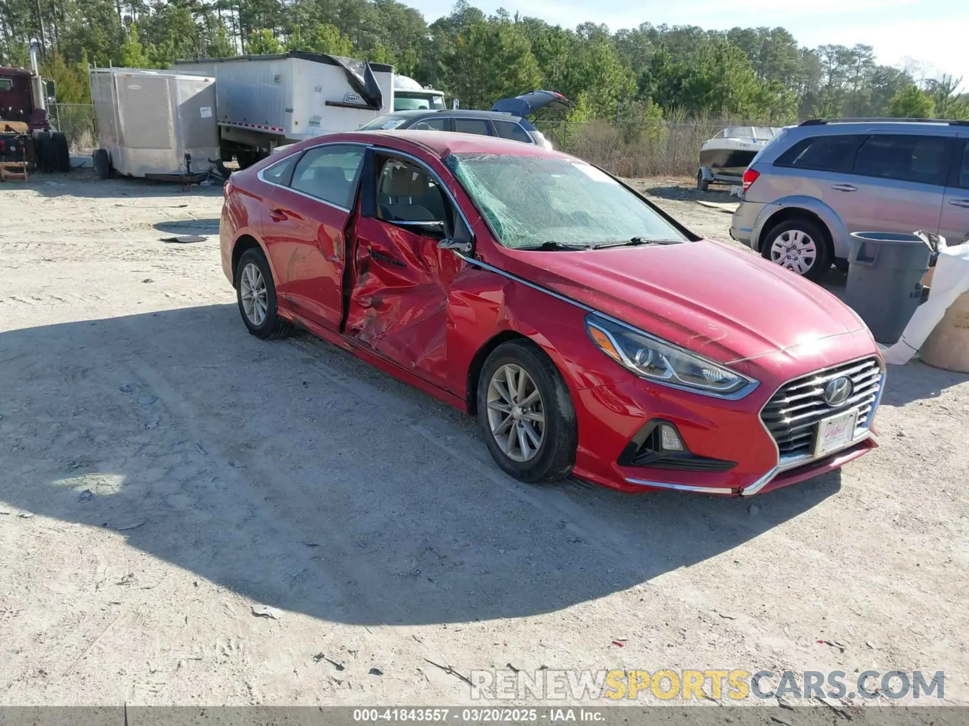 1 fotografías del automóvil dañado 5NPE24AF3KH753232 HYUNDAI SONATA 2019