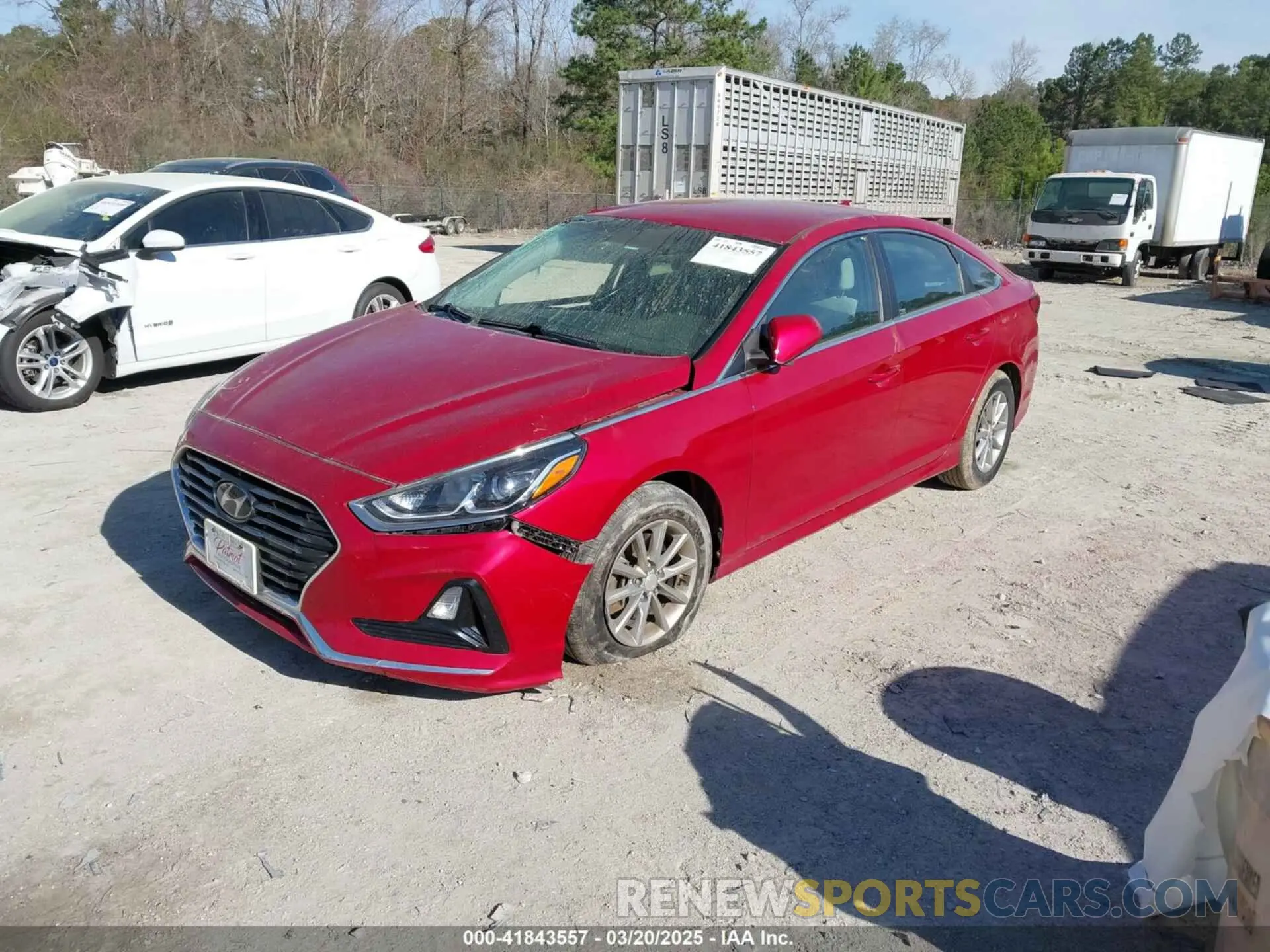 2 fotografías del automóvil dañado 5NPE24AF3KH753232 HYUNDAI SONATA 2019
