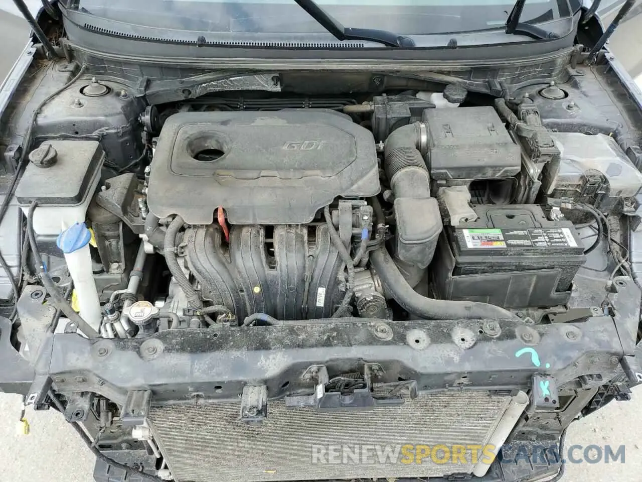 11 fotografías del automóvil dañado 5NPE24AF3KH763114 HYUNDAI SONATA 2019