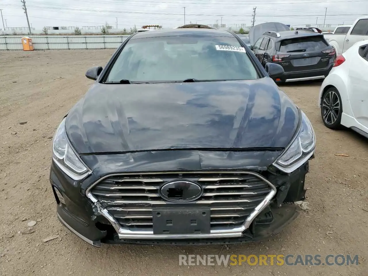 5 fotografías del automóvil dañado 5NPE24AF3KH769267 HYUNDAI SONATA 2019