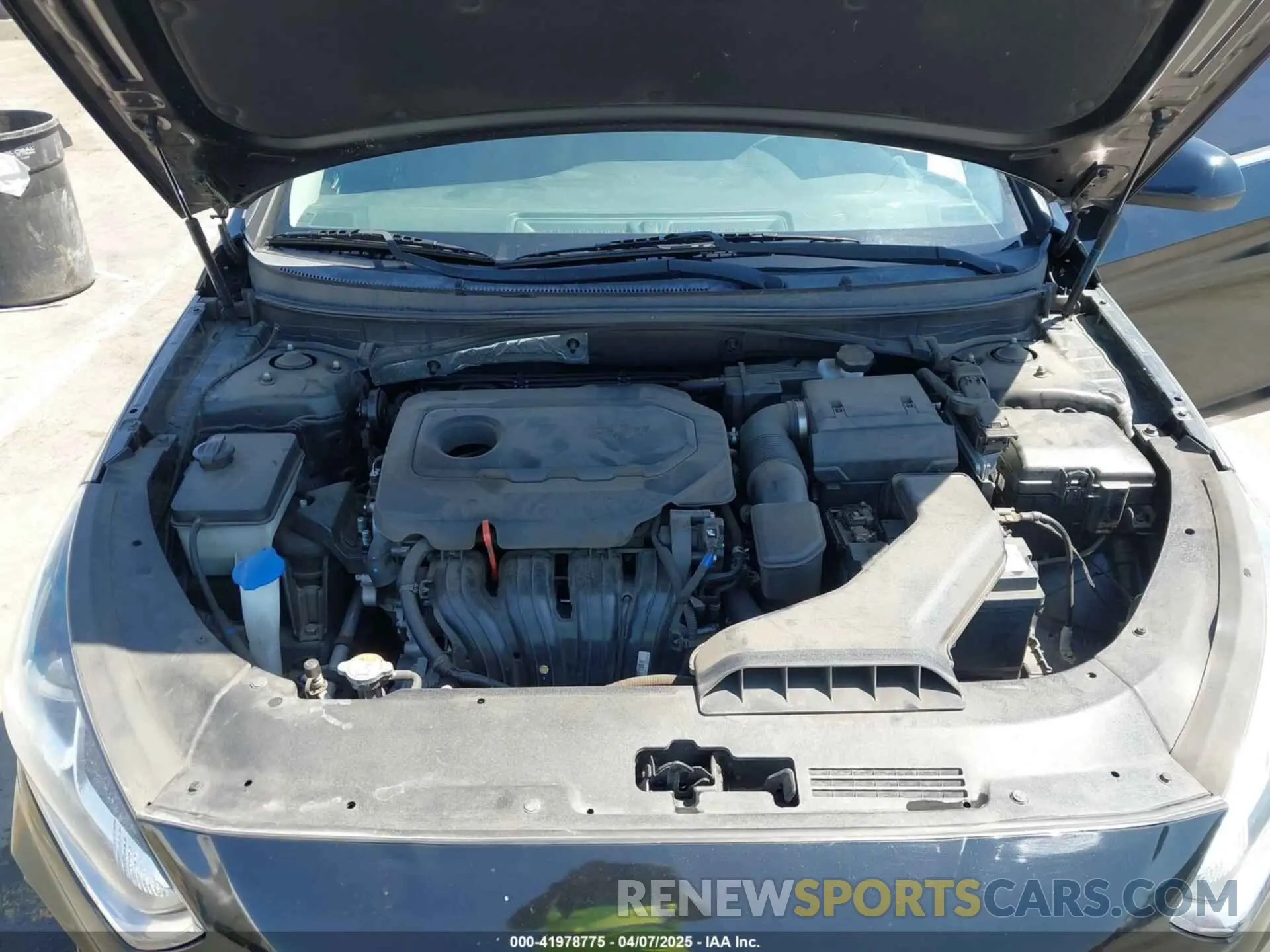 10 fotografías del automóvil dañado 5NPE24AF3KH774484 HYUNDAI SONATA 2019