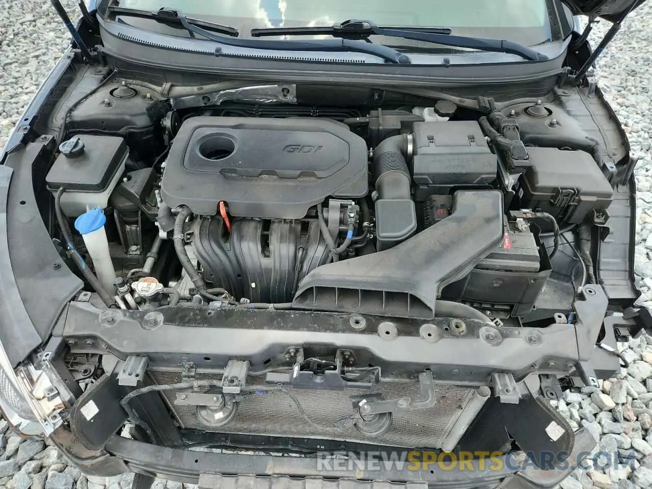 11 fotografías del automóvil dañado 5NPE24AF3KH781533 HYUNDAI SONATA 2019