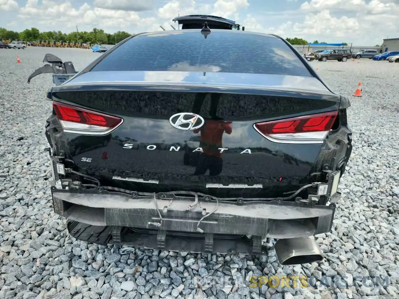 6 fotografías del automóvil dañado 5NPE24AF3KH781533 HYUNDAI SONATA 2019
