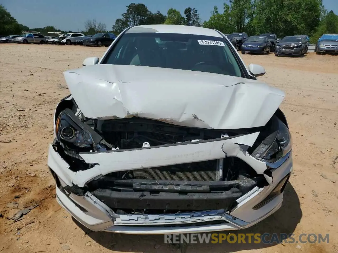 5 fotografías del automóvil dañado 5NPE24AF3KH789776 HYUNDAI SONATA 2019