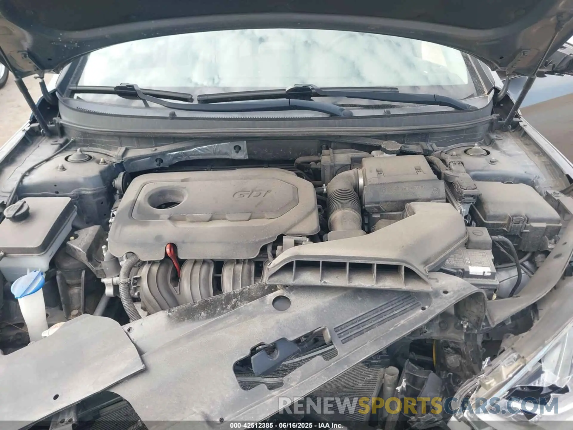 10 fotografías del automóvil dañado 5NPE24AF3KH805295 HYUNDAI SONATA 2019