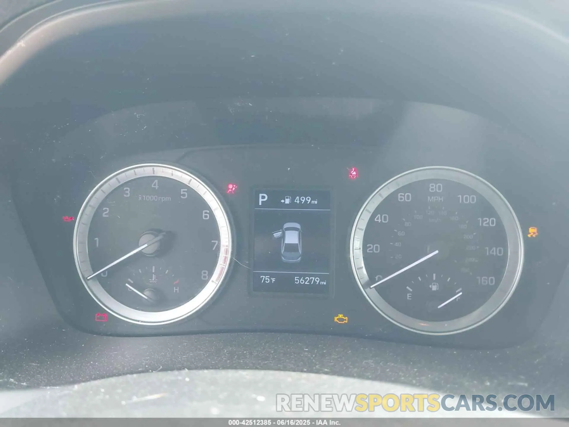 7 fotografías del automóvil dañado 5NPE24AF3KH805295 HYUNDAI SONATA 2019