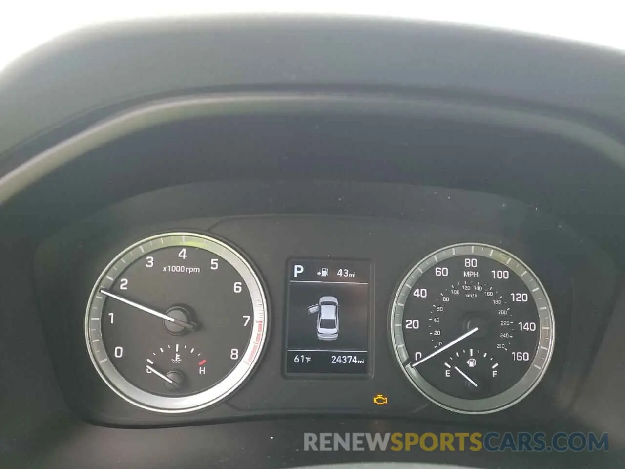 9 fotografías del automóvil dañado 5NPE24AF3KH817852 HYUNDAI SONATA 2019