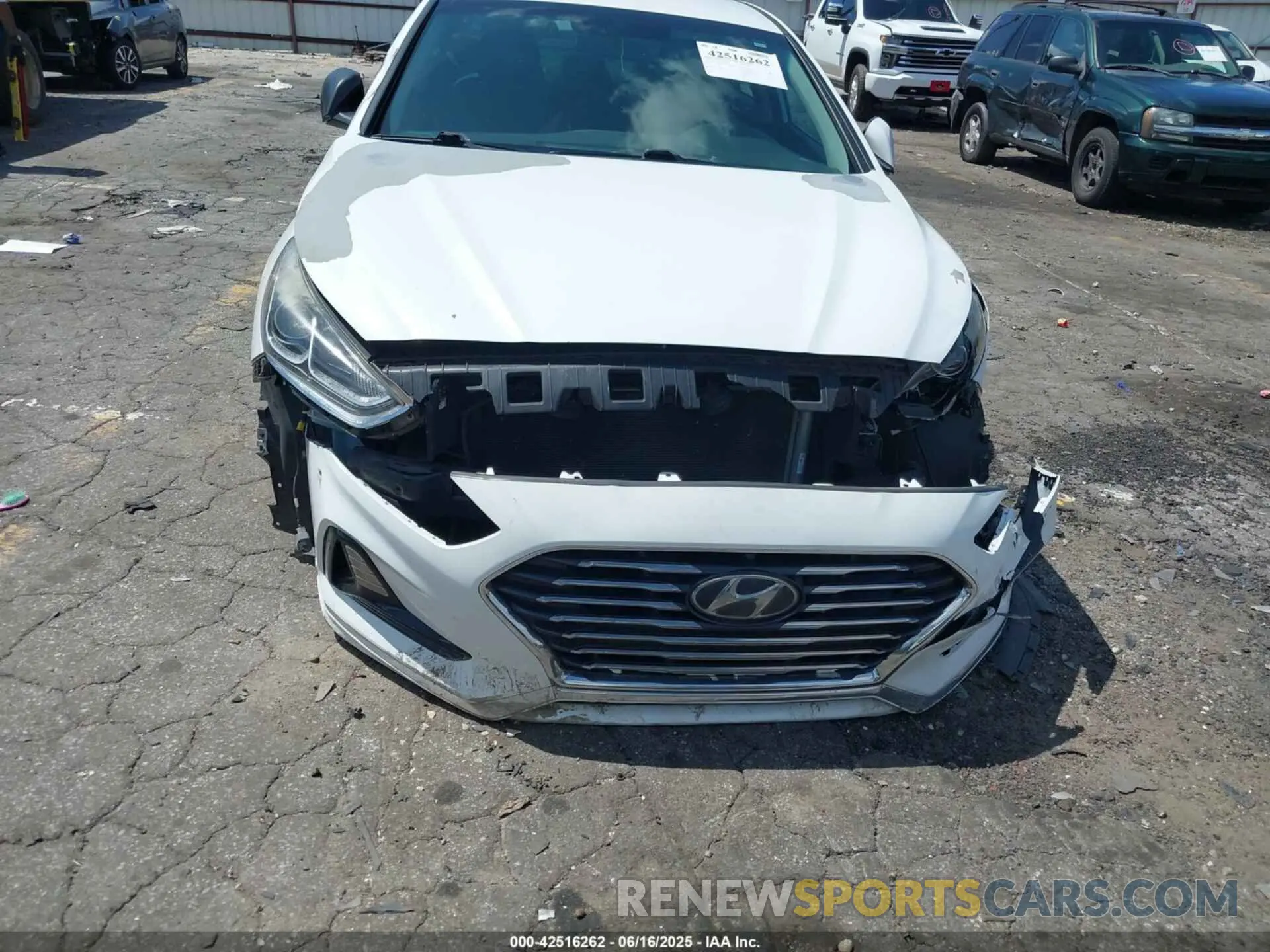6 fotografías del automóvil dañado 5NPE24AF4KH734270 HYUNDAI SONATA 2019