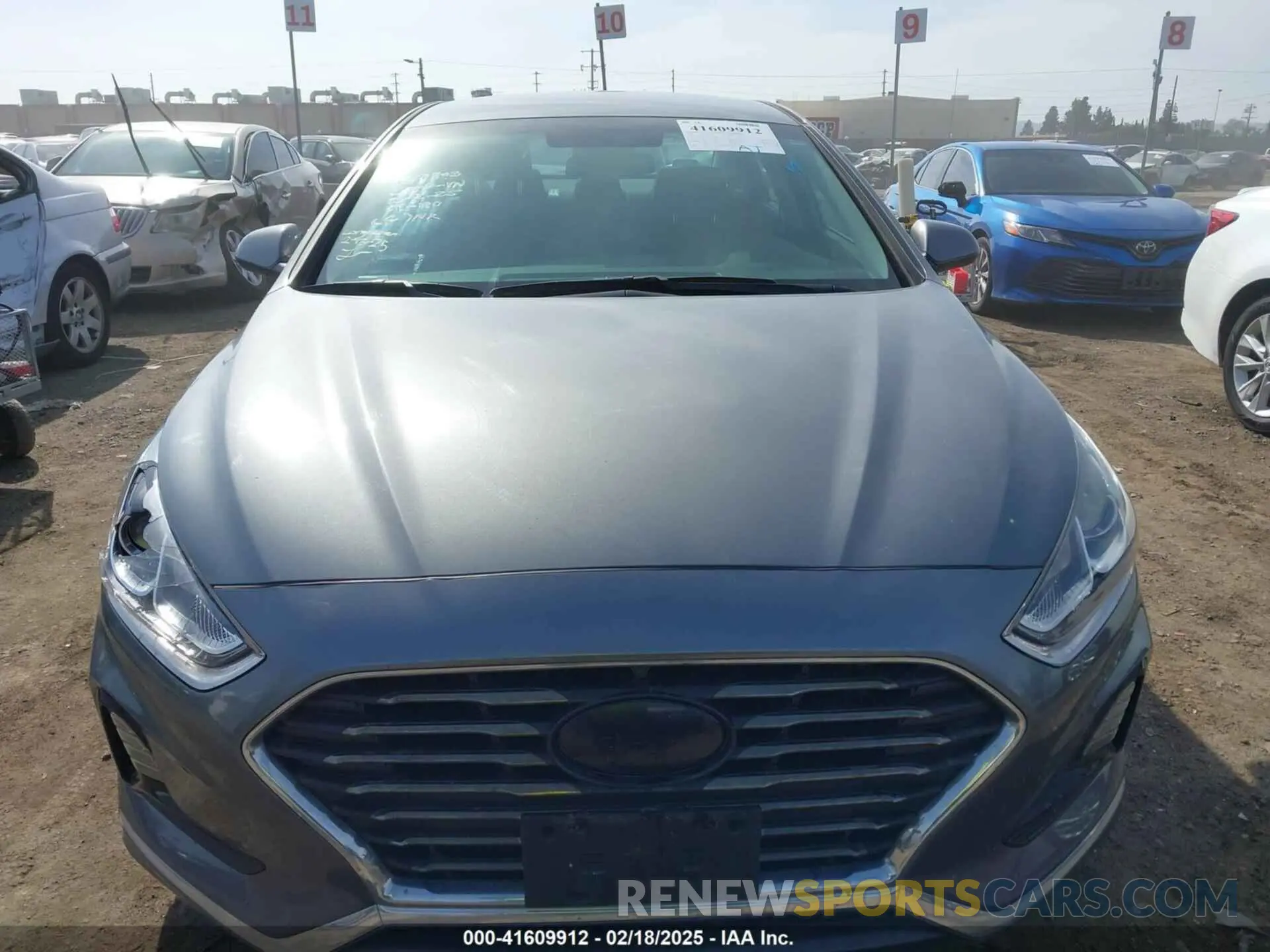 11 fotografías del automóvil dañado 5NPE24AF4KH734933 HYUNDAI SONATA 2019