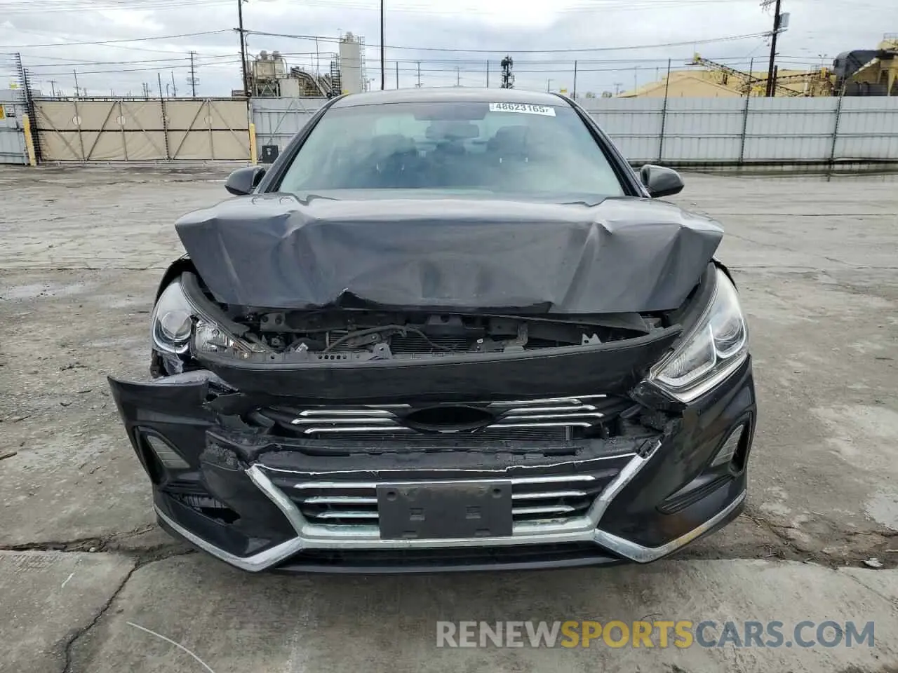5 fotografías del automóvil dañado 5NPE24AF4KH741994 HYUNDAI SONATA 2019