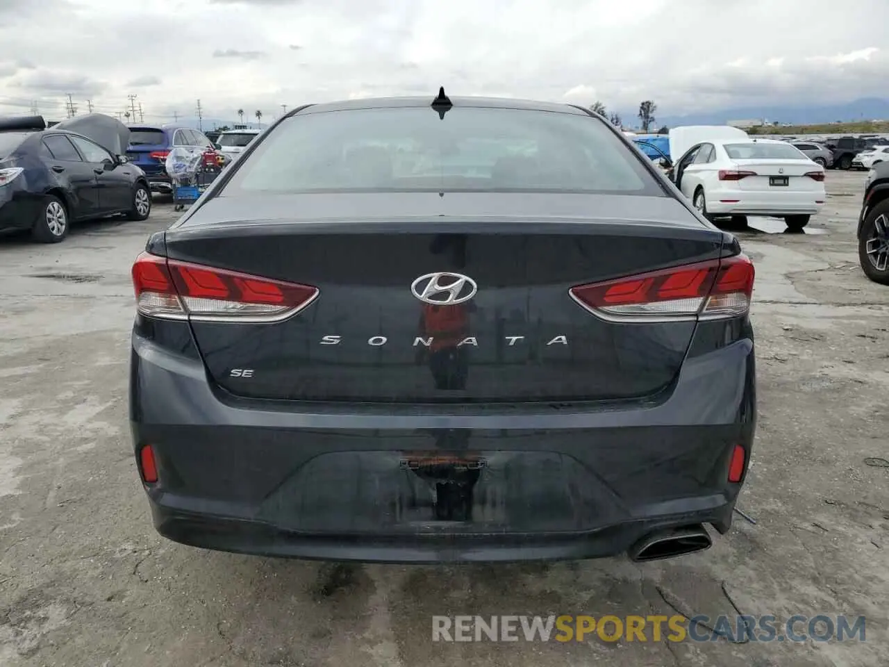 6 fotografías del automóvil dañado 5NPE24AF4KH741994 HYUNDAI SONATA 2019