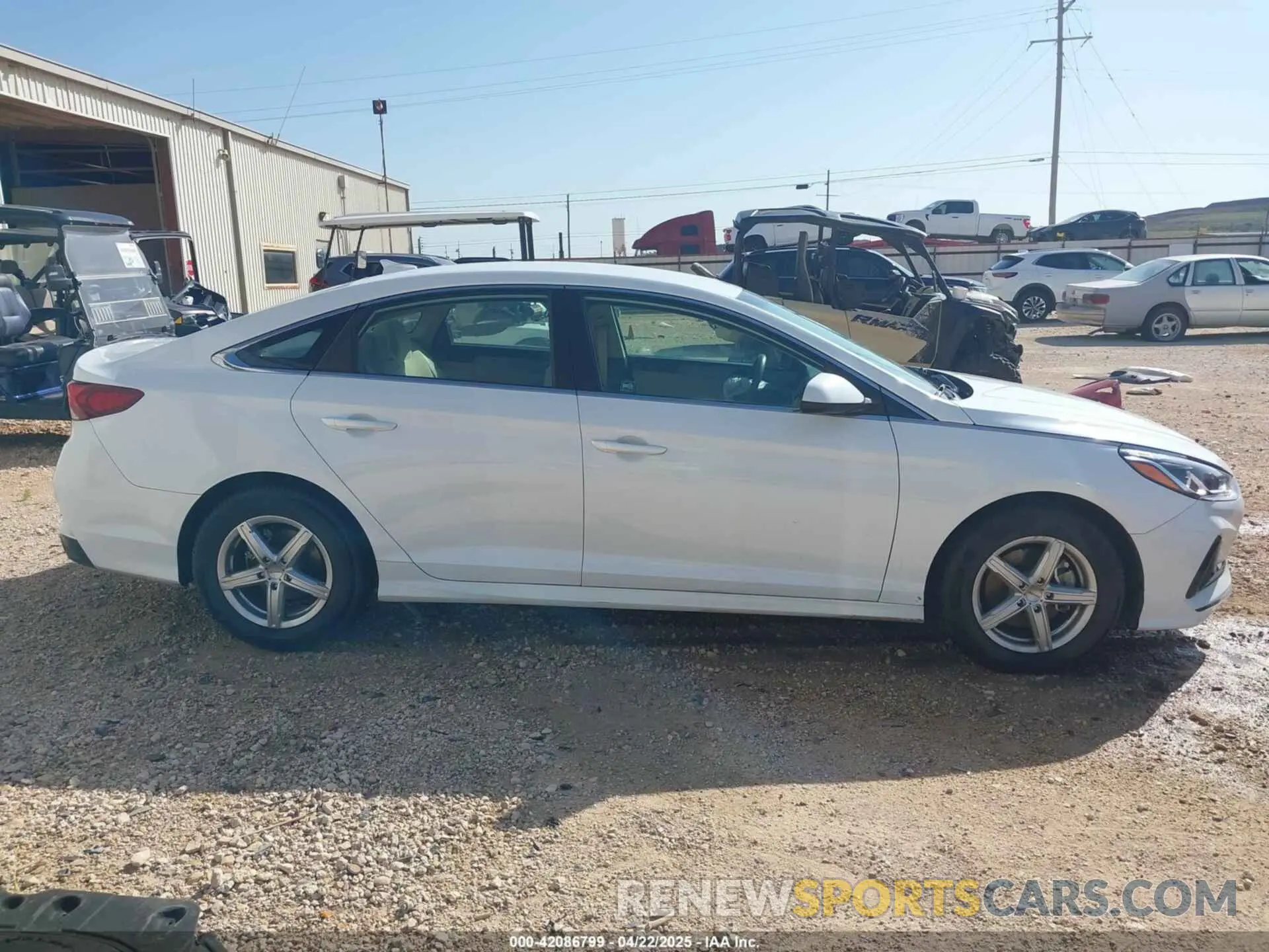 14 fotografías del automóvil dañado 5NPE24AF4KH749965 HYUNDAI SONATA 2019