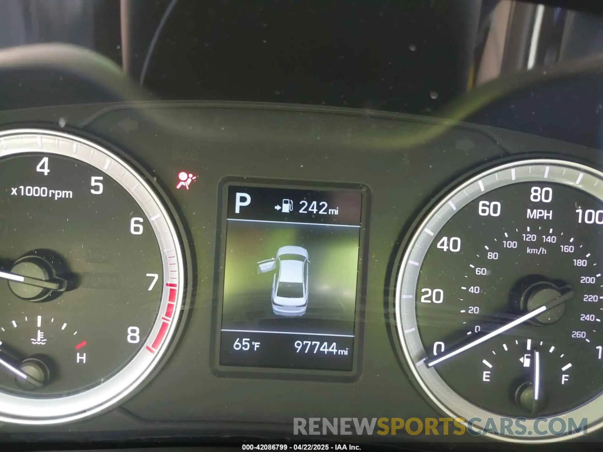 16 fotografías del automóvil dañado 5NPE24AF4KH749965 HYUNDAI SONATA 2019